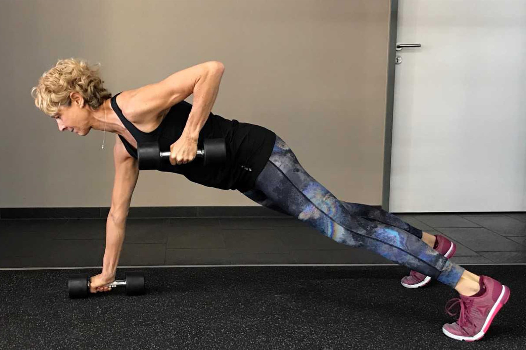Veronika Pfeffer beim Sport