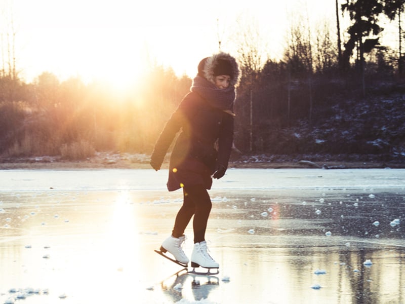 Im Winter wechselst du dann einfach aufs Eis und zu Schlittschuhen.