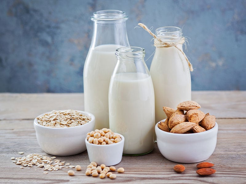 Eiweiß-Quelle für Proteinriegel: Milch(alternativen)