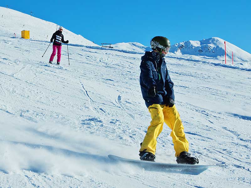 Ski & Snowboard fordern deine Koordination und viel Spannung im Core.