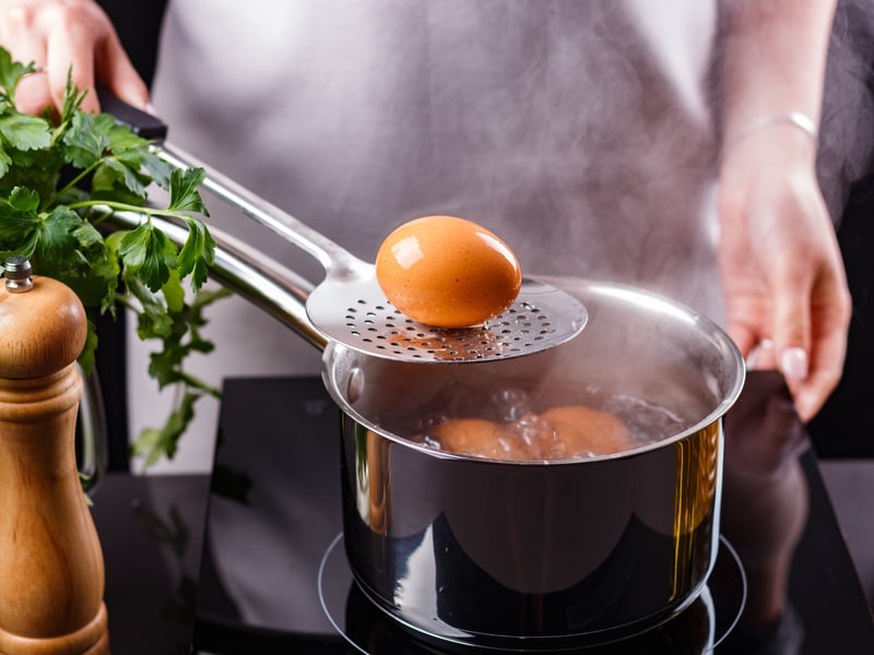 Proteinreiche Lebensmittel für Meal Prep: Gekochte Eier
