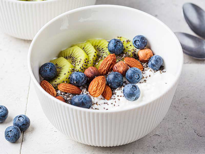 Milchprodukte wie Magerquark sind super Power-Veggie-Lebensmittel!