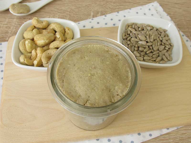 Cashewmus enthält viel Magnesium. Das sorgt für gesunde Nerven und eine optimale Muskulatur.
