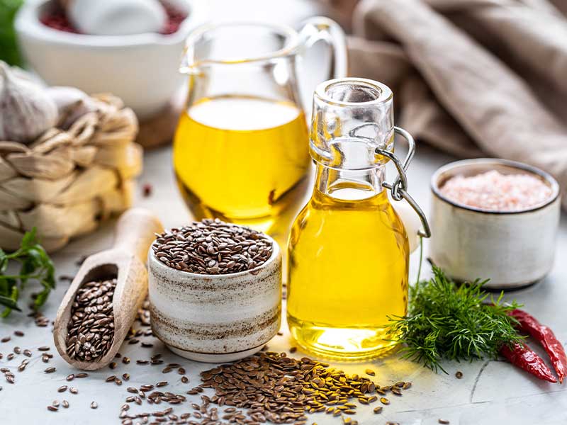 Was gesunde Omega-3-Fettsäuren angeht, belegt Leinöl den Spitzenplatz.