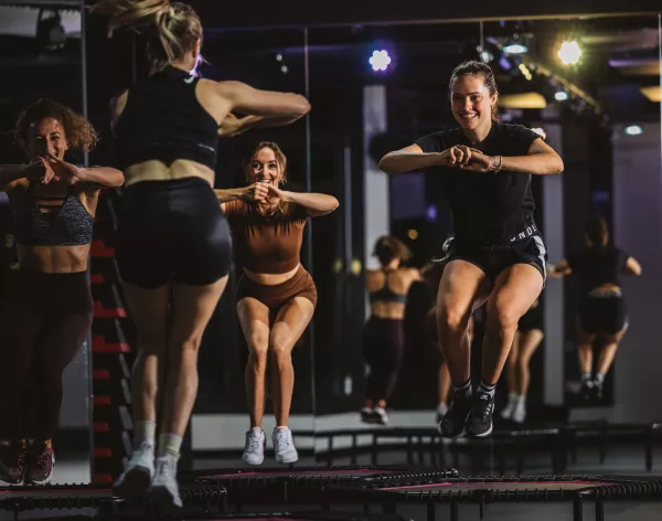 Jumping Fitness für jedes Fitnesslevel